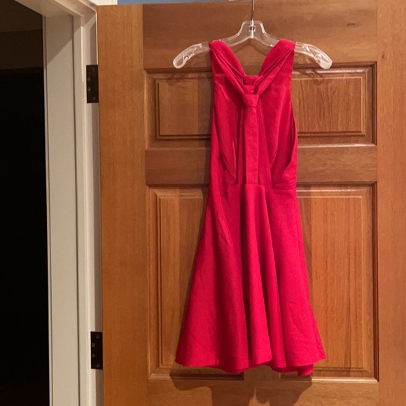 KEEPSAKE Red Tie Dress - Picture 2 of 7